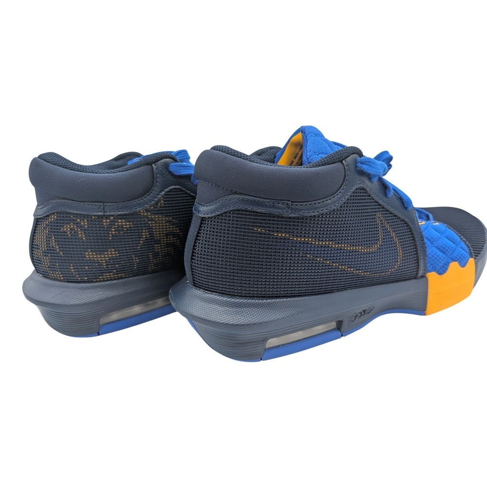 Nike Lebron Soldier‎ XIII 11 Men's Basketball Shoes Navy Blue Orange Lion Logo - Picture 5 of 14